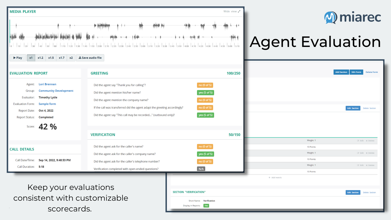 Agent Evaluation Feature Card
