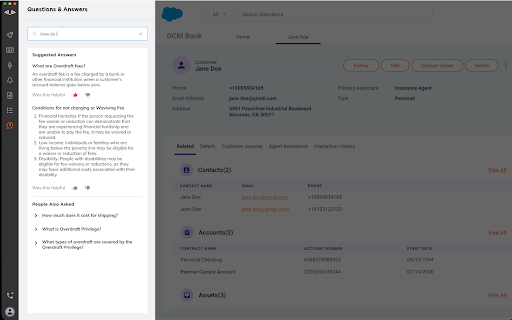 uniphore agent assist with knowledge base search
